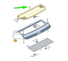 Audi A3 8p Roof Panel Sun