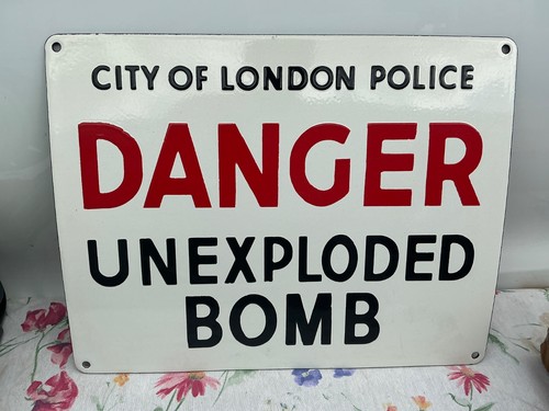 Danger unexploded bomb metal - danger, bomb,