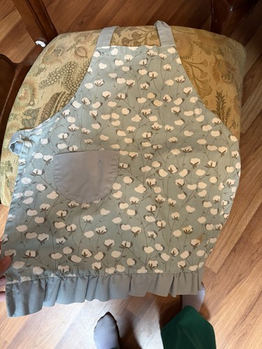 Little girls apron with - with, cotton