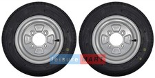 2 X Trailer Wheels 4.00 X 10 115mm PCD 6Ply Tyre for Maypole MP6815 & Erde PM310