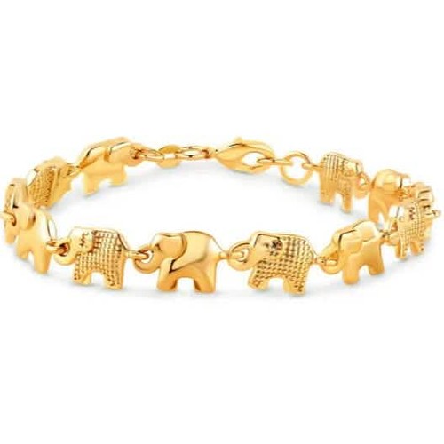 18k gold plated elephant - 18k,