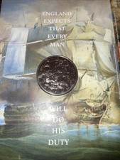 2005 UNC UK United Kingdom £5 Coin Pack - 200th Anniversary Battle of Trafalgar