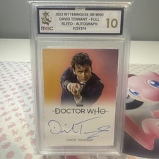 Doctor Who Series 1-4 David Tennant Full Bleed Autograph Auto SP #NNO MGC 10
