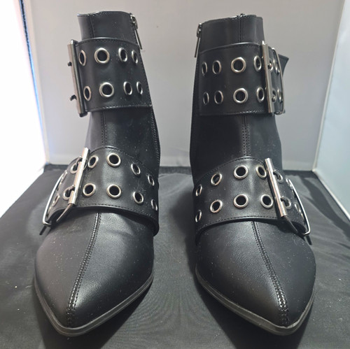 Demonia men black faux - black,