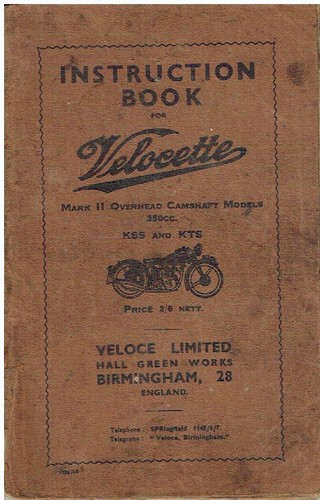 Velocette 350cc kss - velocette,