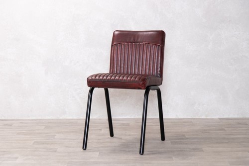Industrial style ribbed dining - ribbed,
