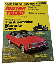 Motor Trend Magazine August