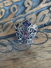 GENUINE CHAMILIA DISNEY SLEEPING BEAUTY PRINCESS CROWN CHARM CHAM 925 Retired