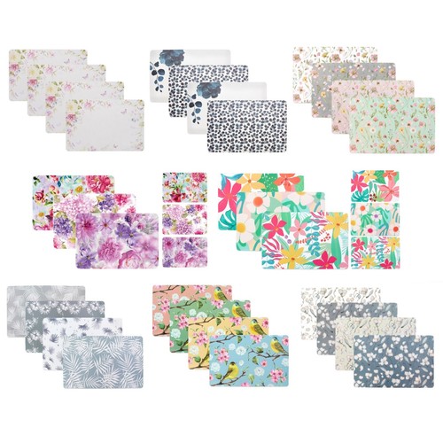 Set placemats floral - set,