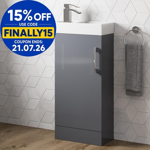 Cloakroom freestanding vanity - freestanding,