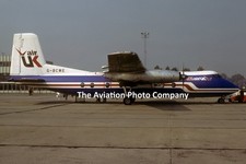Air UK Handley Page Herald G-BCWE (1980) Photograph