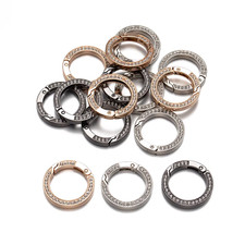 Spring O Ring Buckles Clips Spring Snap Clip Hook for DIY Bag Various Colour UK