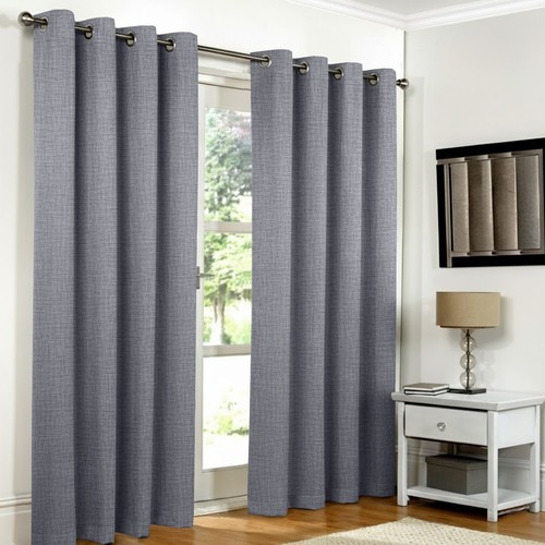 Linen thick blackout curtains - thick,