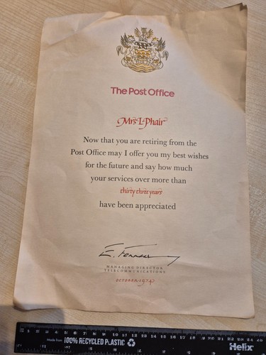 Vintage 1974 general post - -,