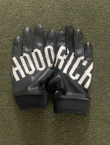Hoodrich leather gloves black - leather,