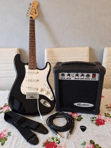 Rockburn electric guitar 10w - electric,