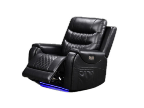 Black leather electric - black,
