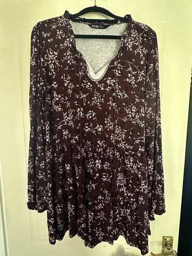Yours clothing burgundy red - yours,
