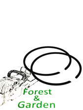Piston rings set 44 X 1,2 mm