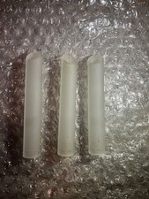 3x Replacement Spare frosted tube cylinder lamp Light shades for B&Q Rena light.