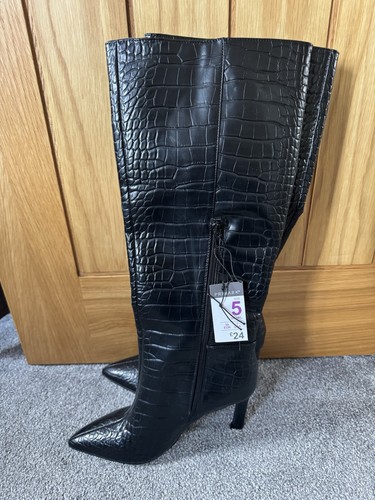 Primark black croc effect - croc,