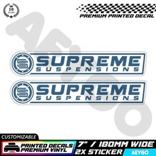 2x SUPREME Vinyl Sticker Decal