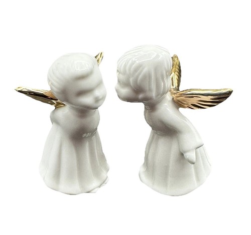 Vintage kissing angels white - angels,