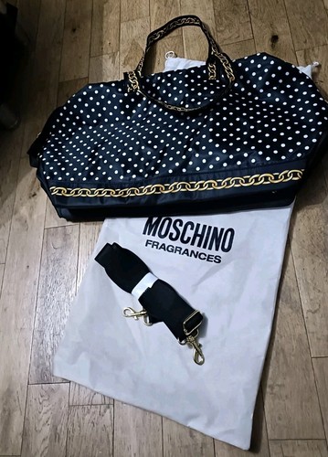 Moschino fragrance duffel - moschino,