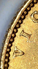 EXTREMELY RARE R4 1850 Inverted A For V Victoria Shield Back Gold Full Sovereign