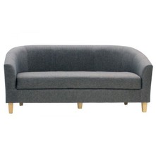 GREY LINEN FABRIC SOFA