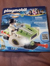 Playmobil Super 4 - Technopolis Sky Jet Plane - set 6691 New & Sealed