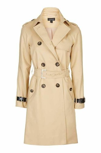 Topshop camel trench coat size - topshop,