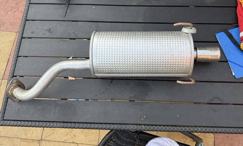 Exhaust rear silencer - exhaust,