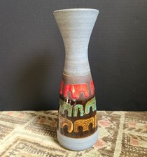 Vintage MCM Fat Lava Vase