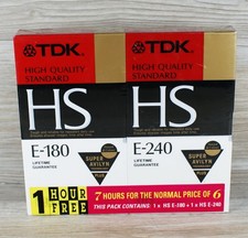 TDK E180 E-240 HS x2 Blank