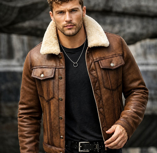 Men aviator brown - aviator, raf