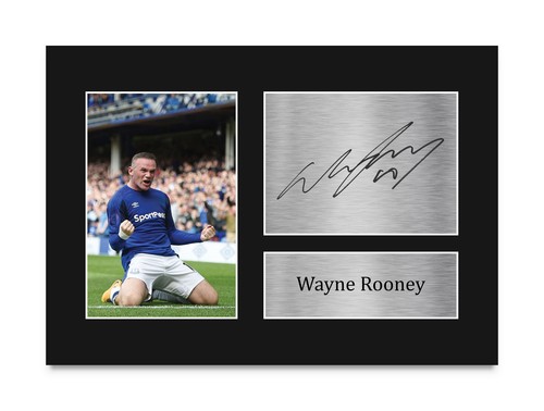 Wayne rooney signed - signed, pre