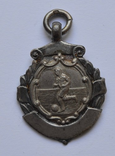 Football sterling silver fob - ,