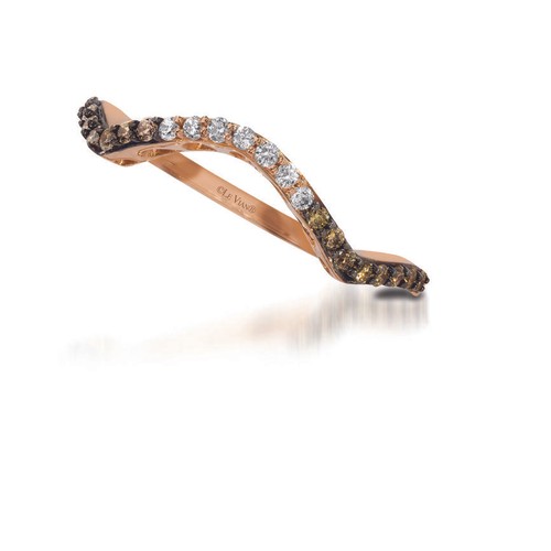 Vian 14k rose gold band - le,