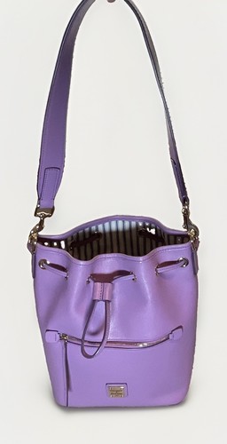 Dooney bourke purple bucket - dooney,