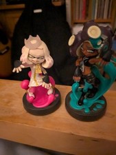 Nintendo Splatoon Amiibo Pearl and Marina Off-the-Hook Design