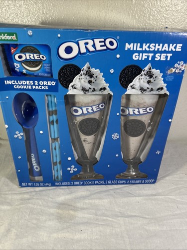 Oreo milkshake gift set - milkshake,