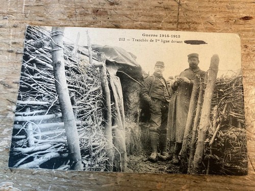 Postcard ww1 trench - postcard.,