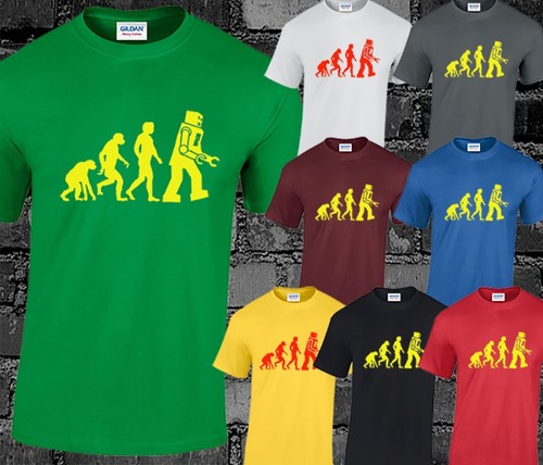 Robot evolution mens shirt - evolution, t