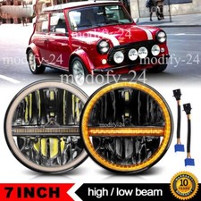 Pair 7inch Black LED