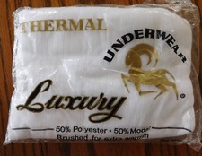 Mens Luxury thermal long johns