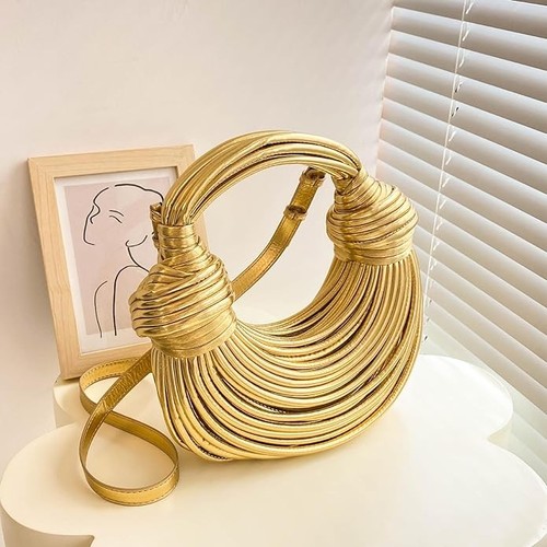 Luxury gold silver - silver, handwoven