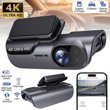 GPS 4K Dash Cam Wireless WiFi Front Car DVR Camera Video Recorder G-Sensor HD