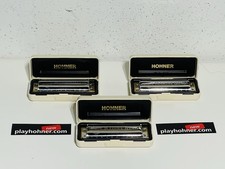 3 Vintage Hohner Marine Band