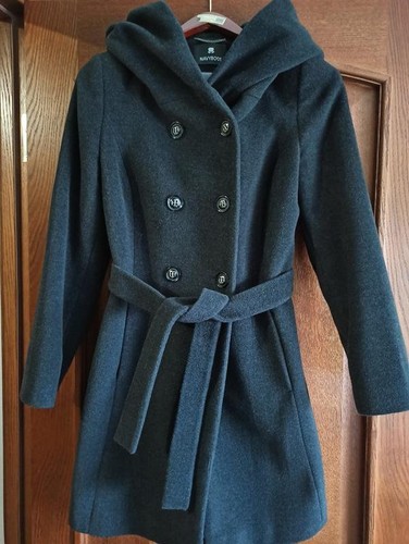 Women navy boot coat - boot,